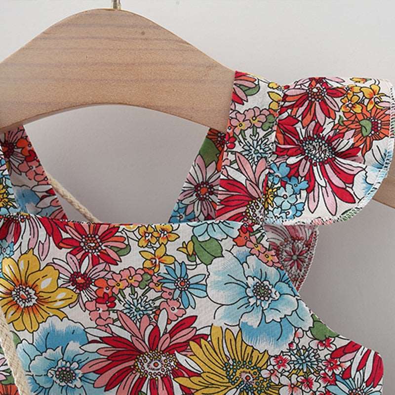 2Pcs/Set Vintage Baby Girl Dresses - BabbeZz