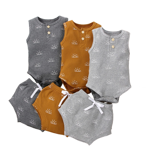 Summer Sporty Baby Clothes Set for Girls and Boys