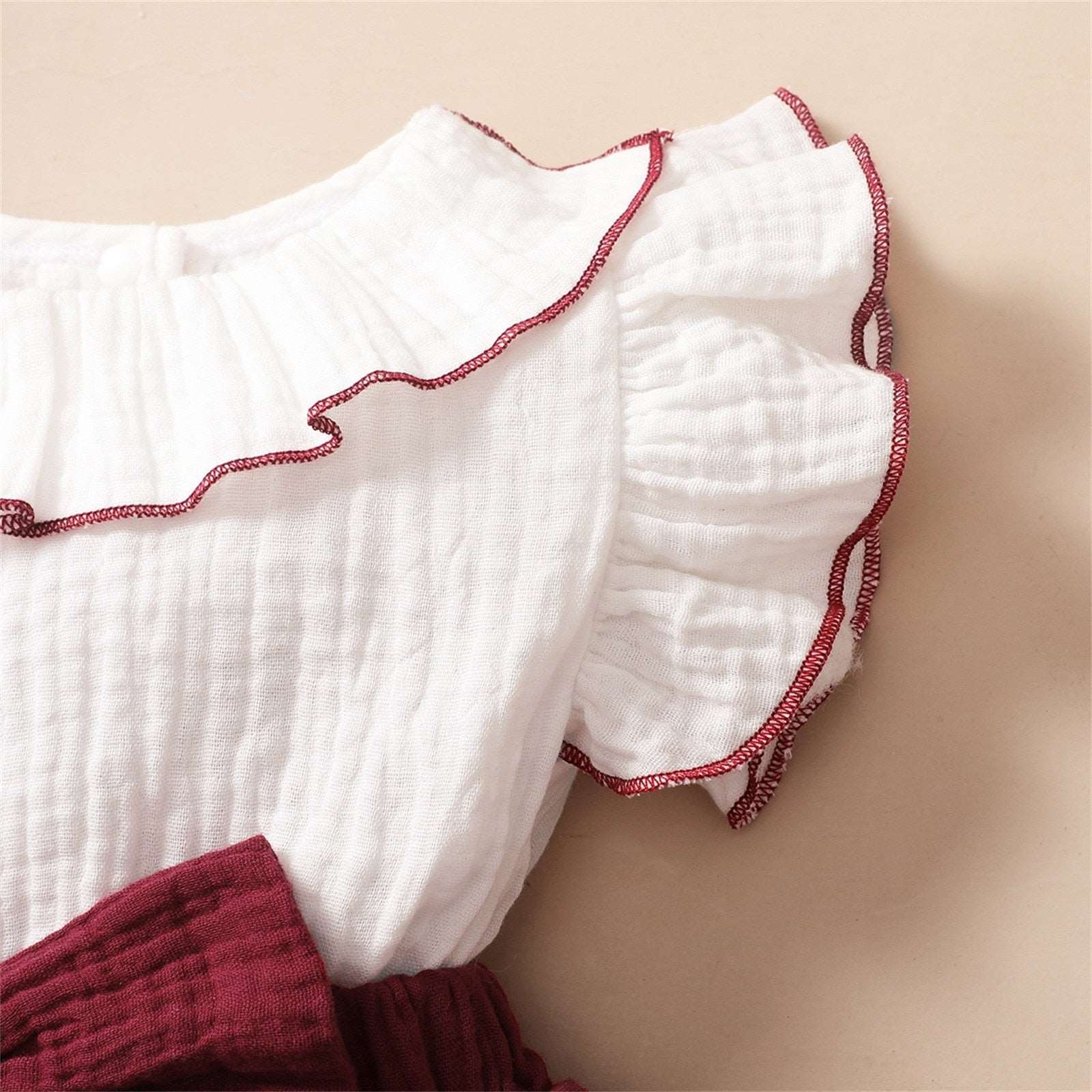 2Pcs Baby Girls Dress Set: Sleeveless Bowknot Ruffles Dresses for Newborn and Toddler Girls