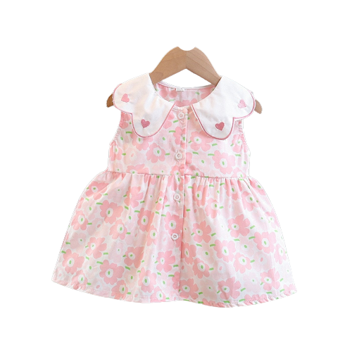 Sweet Summer Flower Dresses for Toddler Girls
