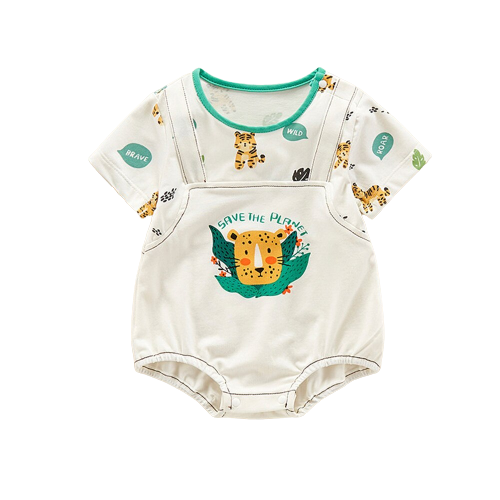 Little Tiger Bodysuit for Newborn Boys and Girls
