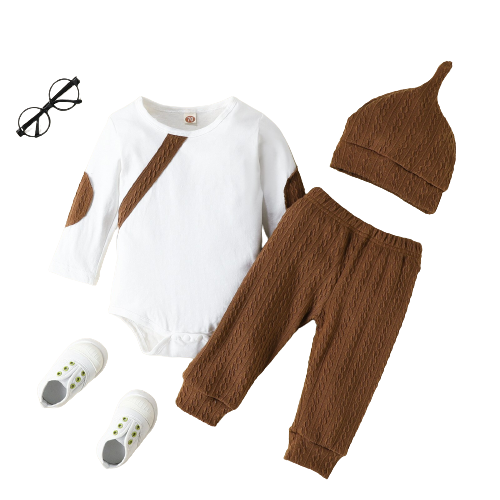 African Animals Print Newborn Baby Boy Clothes Set