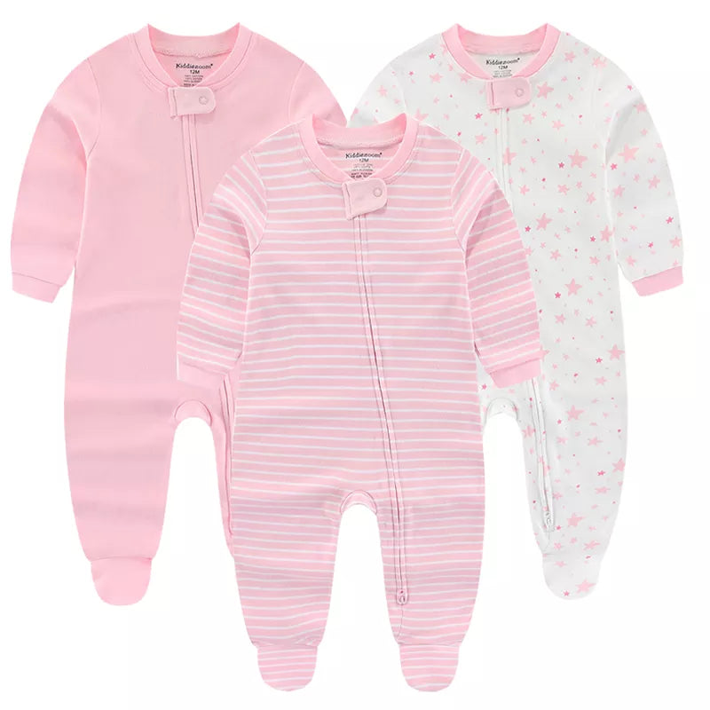Babbez 3-Piece 'I Love Daddy' Baby Romper: Stylish Comfort for Newborns