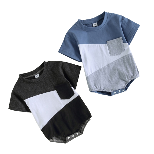 Newborn Infant Baby Boy Casual Summer Bodysuit