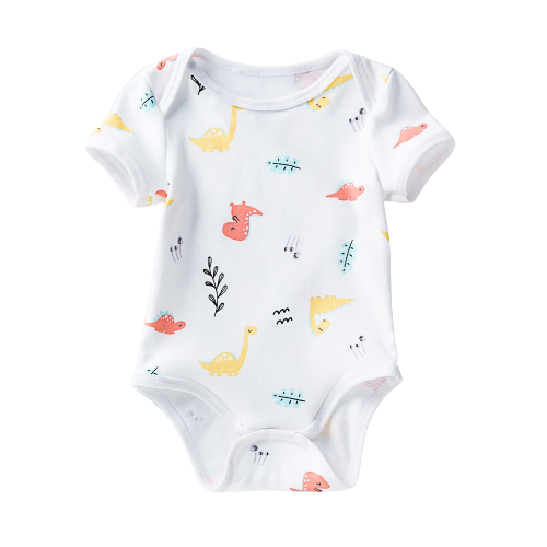 Cute Unisex Baby Romper with Fun Prints and Soft Cotton Fabric