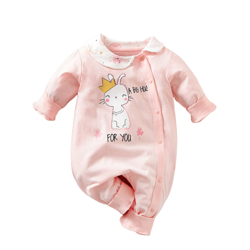Adorable Girls Baby Clothes Set with Patchwork Bowknot Newborn Bodysuit, Flowers, and Lion Print