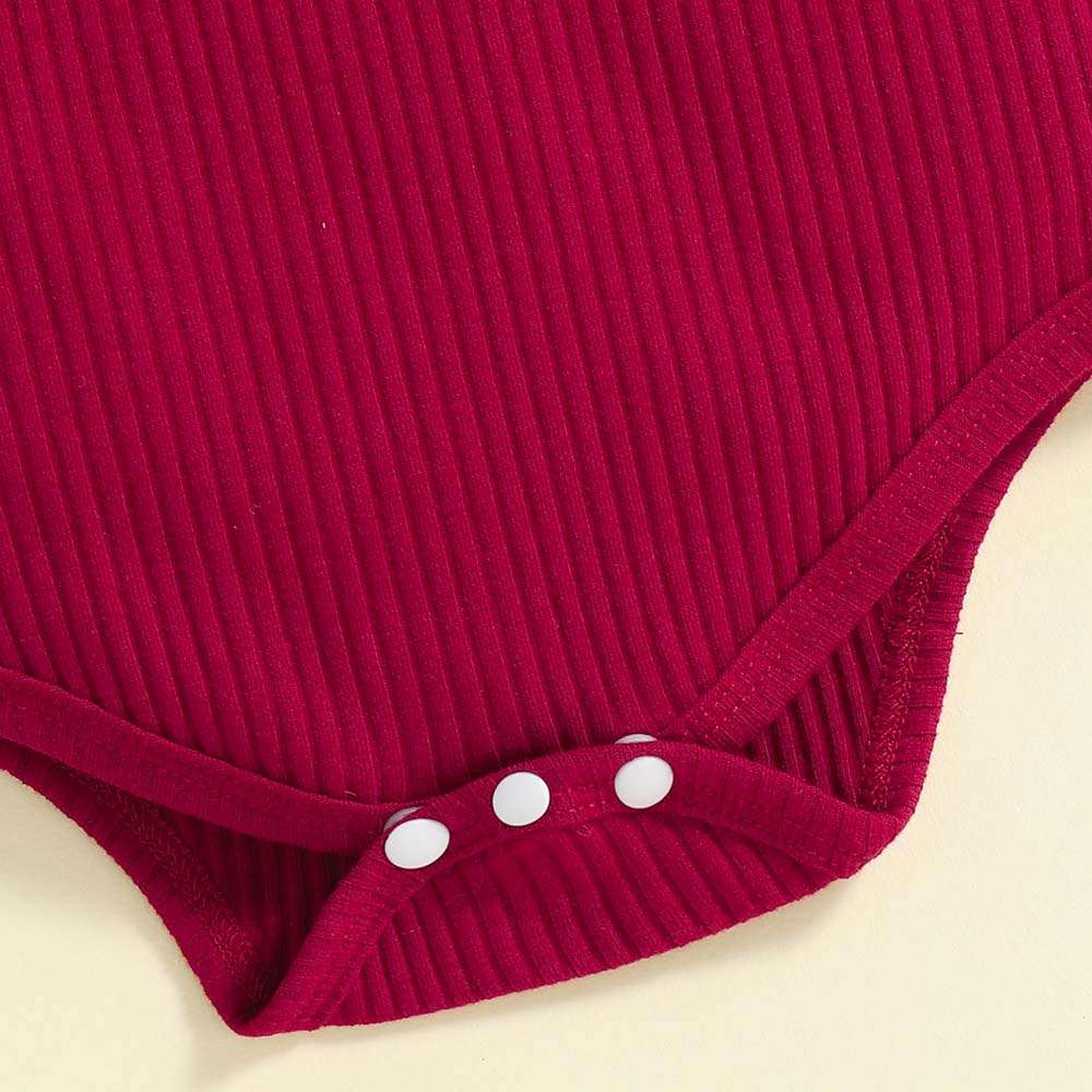 0-2Y Newborn Baby Girl Outfit Long-Sleeved Autumn Winter Romper Print Pants Headband 3Pcs Set Toddler Infant Costume