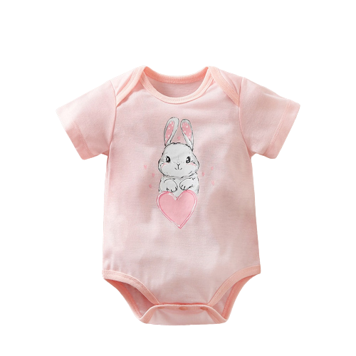 Adorable Short Sleeve Bodysuits for Newborn Girls and Boys