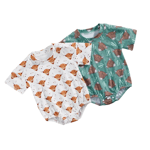 Cute and Comfy 0-24M Summer Rompers for Baby Boys and Girls