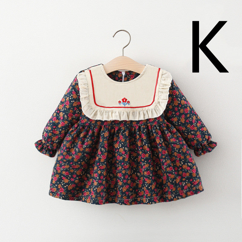 Adorable Plaid Fleece Skirt with Bow-Knot for Girls