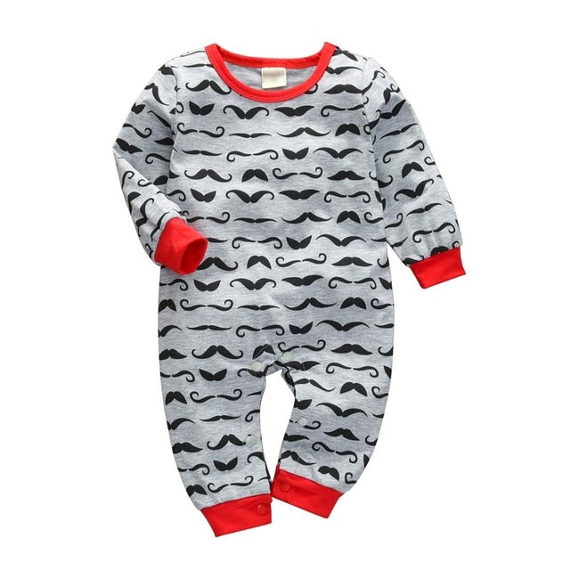 Soft and Snug Newborn Romper - Long Sleeve Jumpsuit for Boys