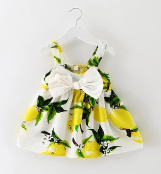 Adorable Red Chiffon Strap Dress for Baby Girls