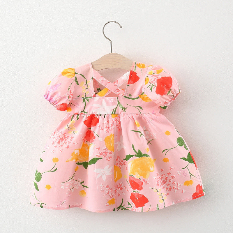 Western Style Princess Dress - A Perfect Summer Trend Skirt for Your Little One