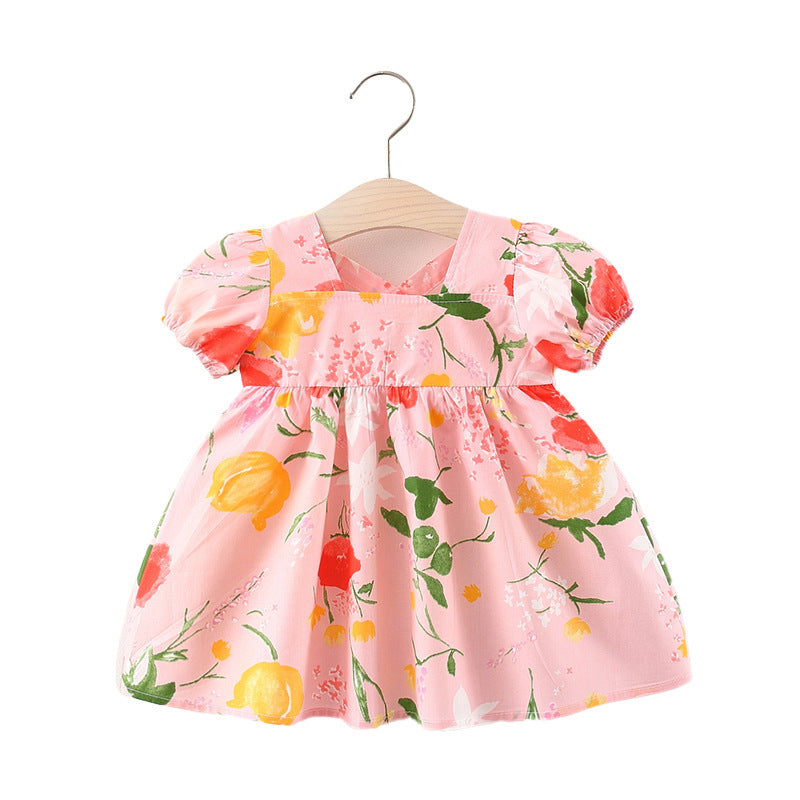 Western Style Princess Dress - A Perfect Summer Trend Skirt for Your Little One