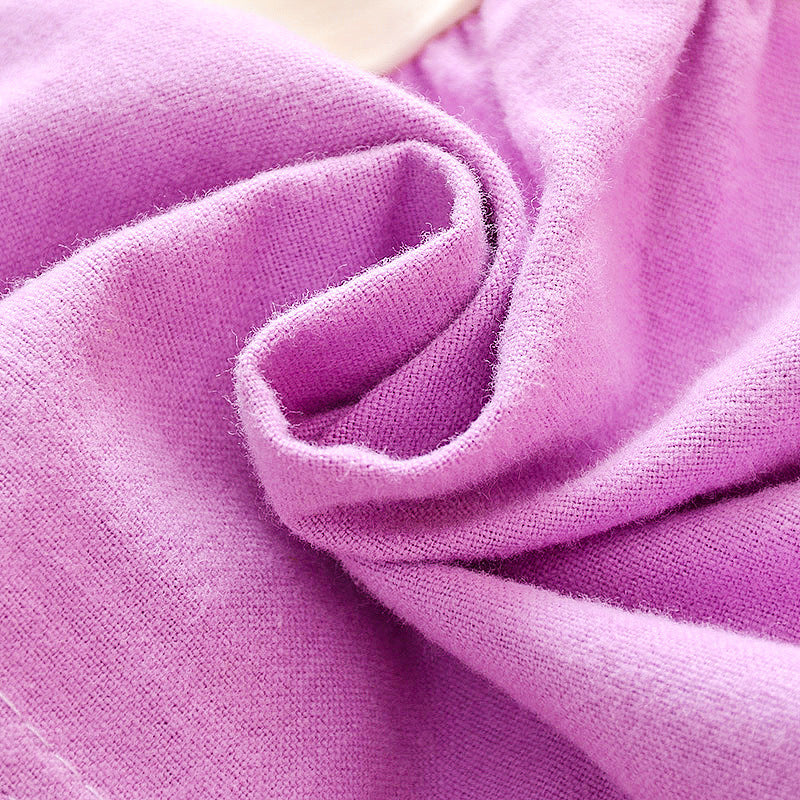 Stylish and Comfortable Cotton Long-Sleeved Dress for Girls