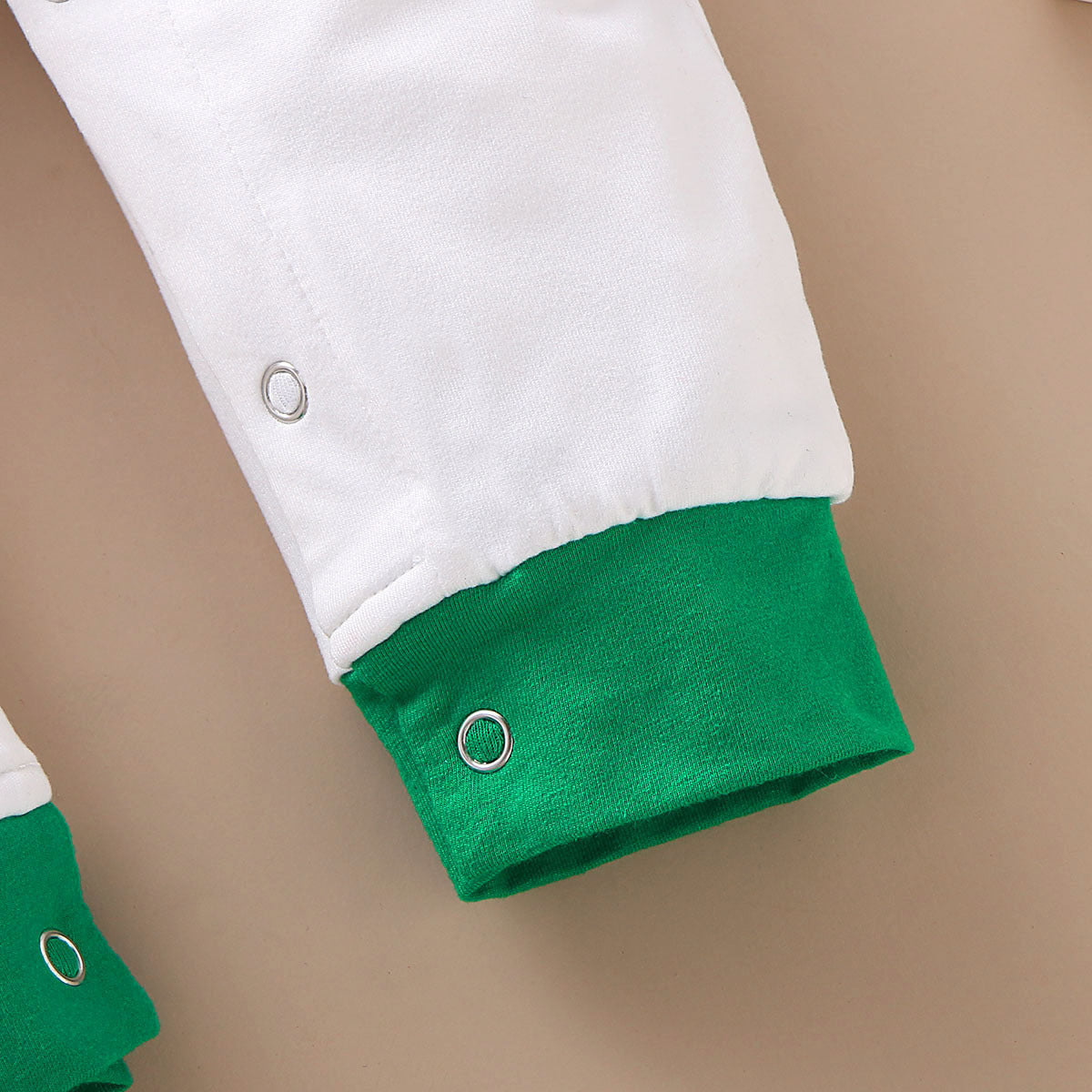 Autumn Christmas Deer Romper Children's One-piece - Perfect for the Holiday Season!