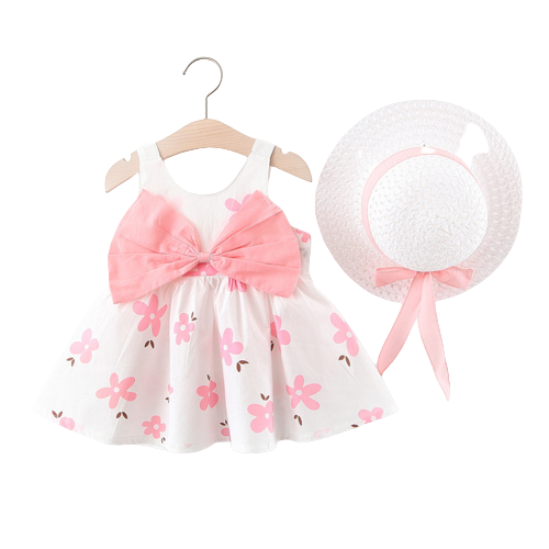 Stylish and Comfortable Cotton Skirt with Delicate Flower Bow