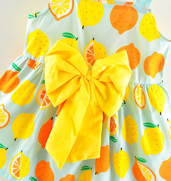 Simply Adorable: Girls' Bow Strap Dress for Any Occasion