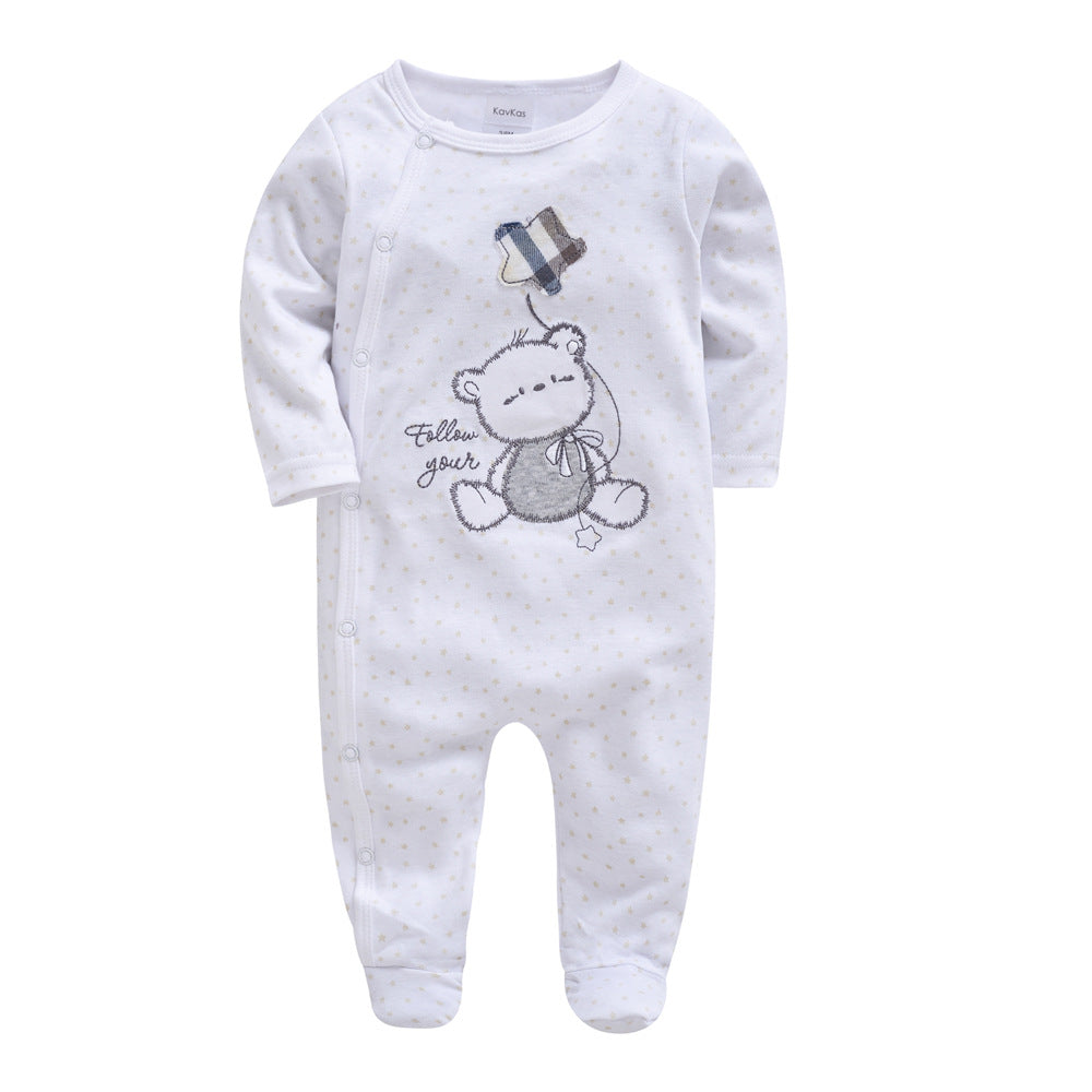 Soft and Snug Spring and Autumn Baby One-piece
