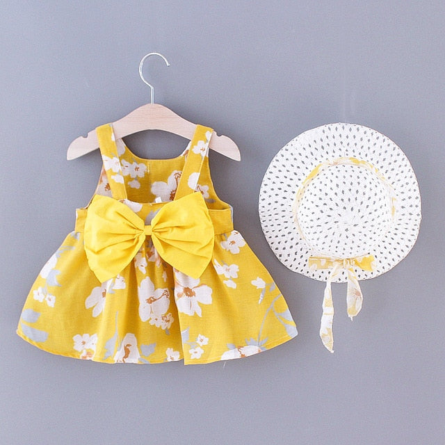 2Pcs/Set Baby Girl Dress Korean Style - BabbeZz
