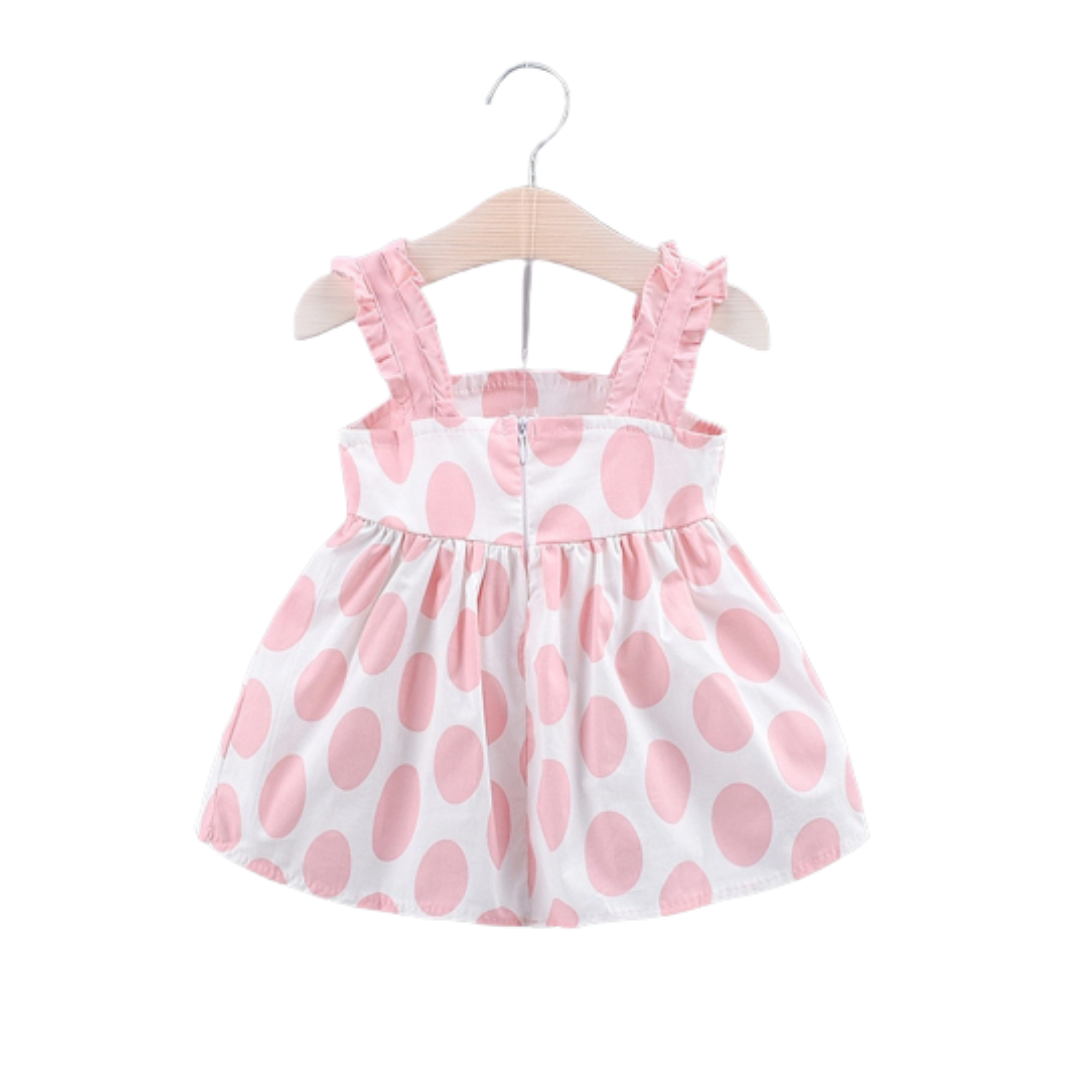Sweet Polka Dot Baby Girl Dress - BabbeZz