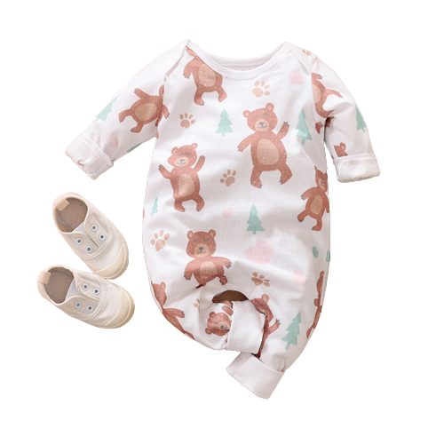 Soft and Comfortable Baby Knit Romper