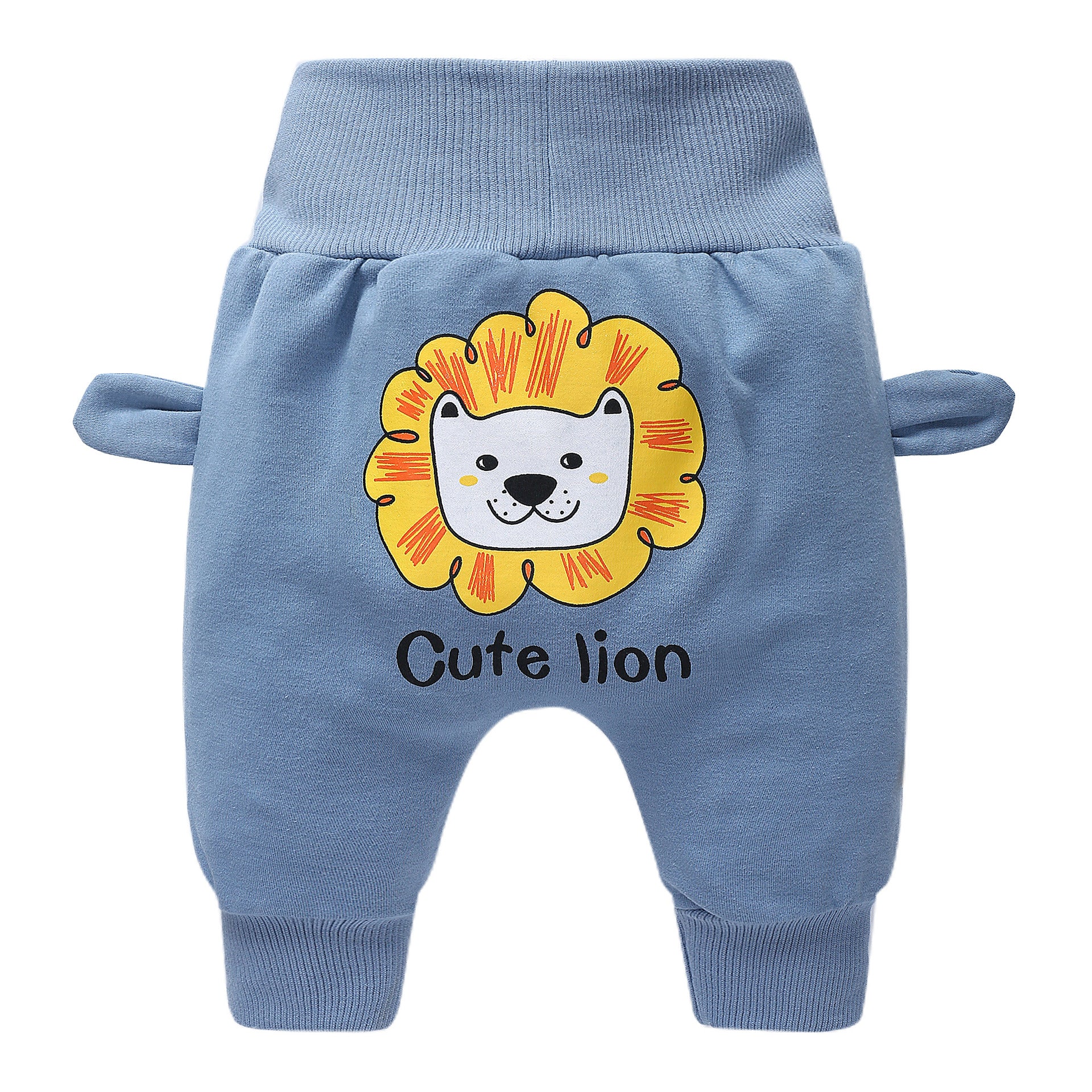 Stylish and Functional Baby Trousers with High-Waisted Belly Protection