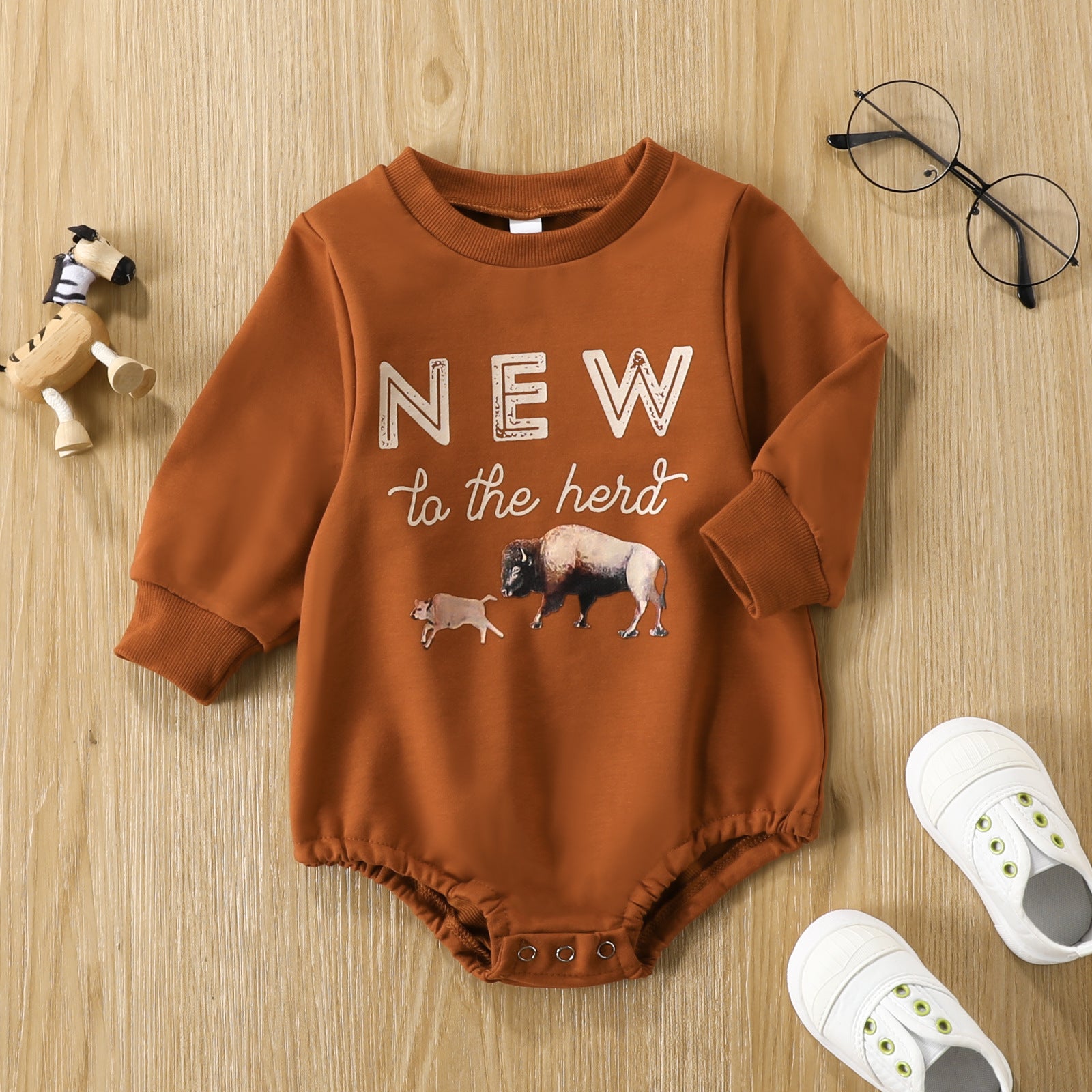 Cozy Cotton Long Sleeve Jumpsuit for Newborns