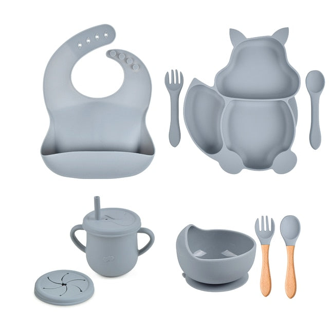 4/6/8 PCS Food Tableware - BabbeZz