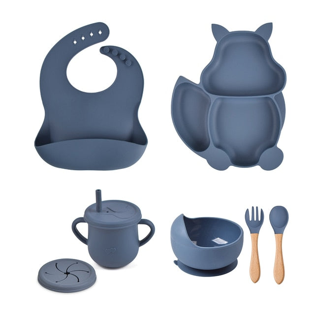 4/6/8 PCS Food Tableware - BabbeZz