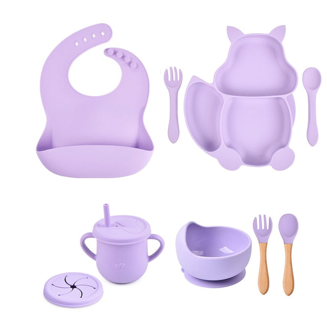 4/6/8 PCS Food Tableware - BabbeZz
