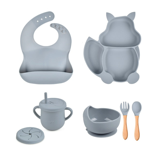 4/6/8 PCS Food Tableware - BabbeZz