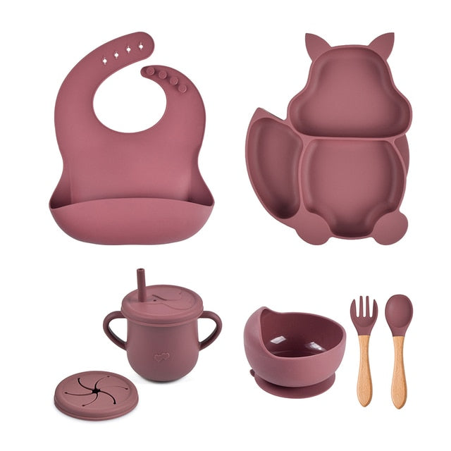 4/6/8 PCS Food Tableware - BabbeZz