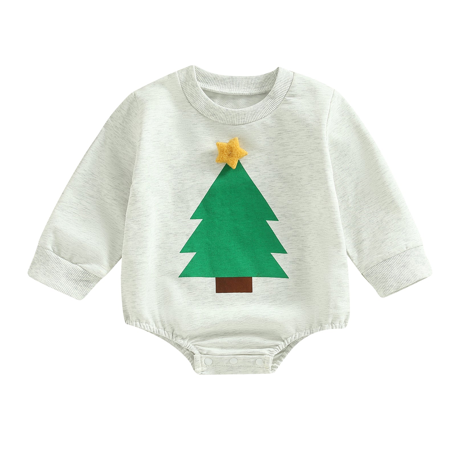 Infant Multi-color Christmas Tree Long-sleeved Harness