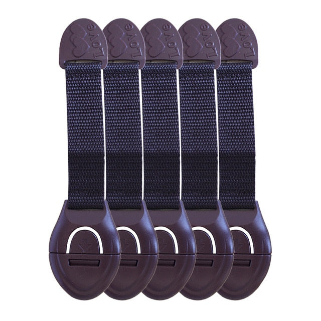 5PCs/lot Baby Drawer Lock Children Security Protection Child Drawer Door Locks Cabinet Cupboard Safety Kids Locks For Wardrobe