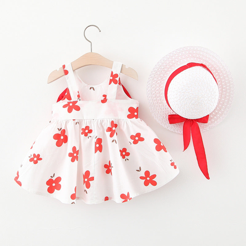 Stylish and Comfortable Cotton Skirt with Delicate Flower Bow