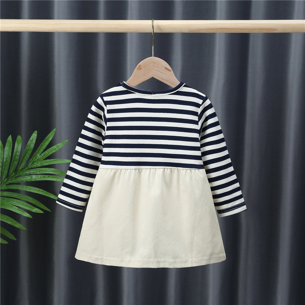 Stylish Girls' Autumn Dress - Perfect for Cooler Days