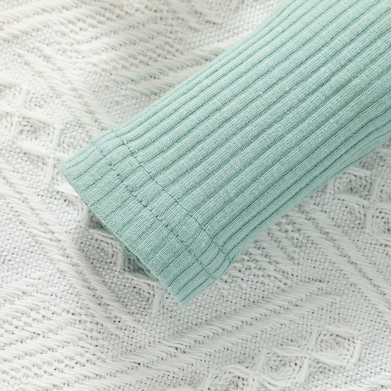 Adorable Spring and Autumn Baby Cute Mesh Skirt with Pit Strip Long Sleeves for Girls