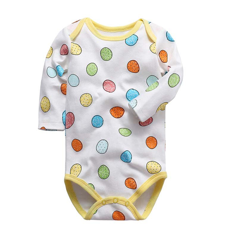 Soft Cotton Long-Sleeved Triangle Baby Bodysuit for Ultimate Comfort