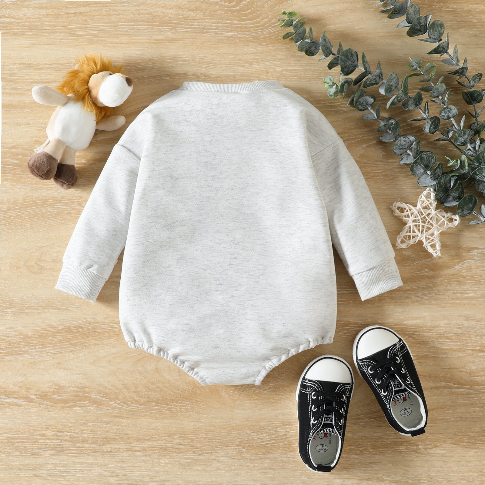 Newborn Baby Jumpsuit Long-sleeve Jumpsuit Romper - BabbeZz