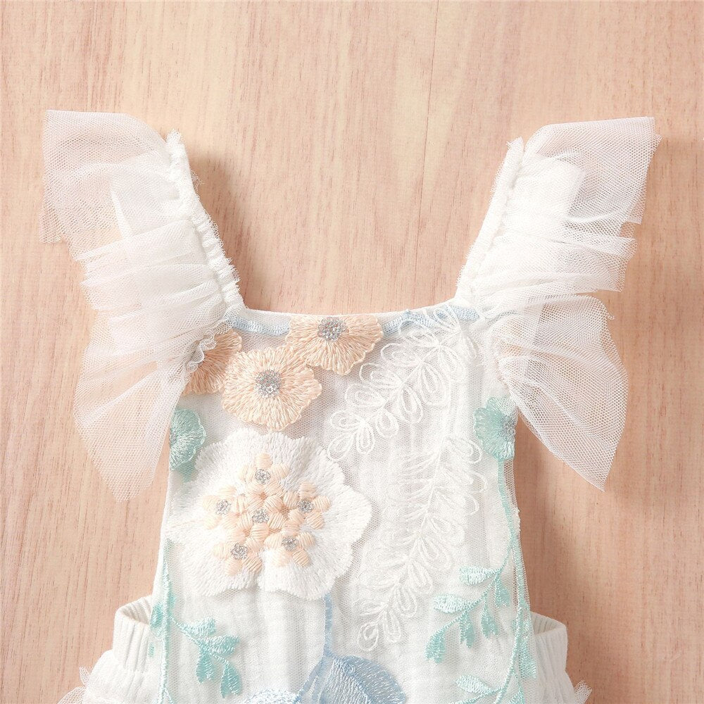 Gauze Embroidery Baby Rompers: Perfect Summer Outfit for Newborn Girls