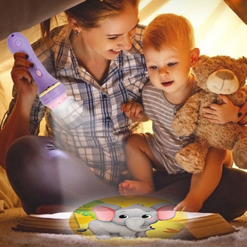 Flashlight Projector Torch Lamp Toy - BabbeZz