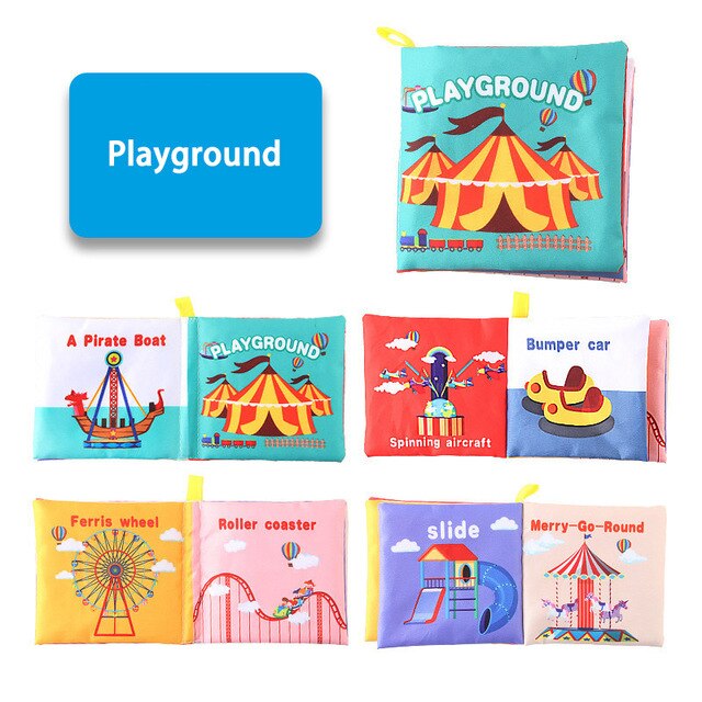 Baby Soft Cloth Book - BabbeZz