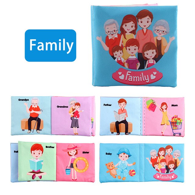Baby Soft Cloth Book - BabbeZz