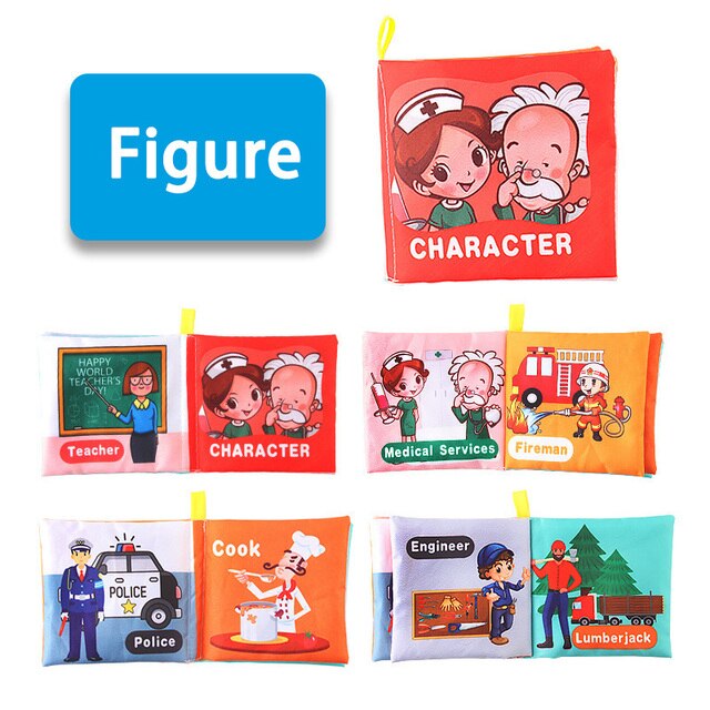 Baby Soft Cloth Book - BabbeZz