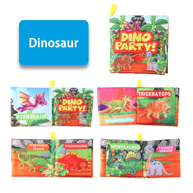 Baby Soft Cloth Book - BabbeZz