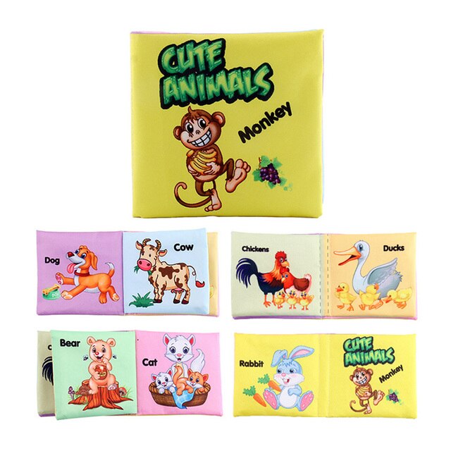 Baby Soft Cloth Book - BabbeZz