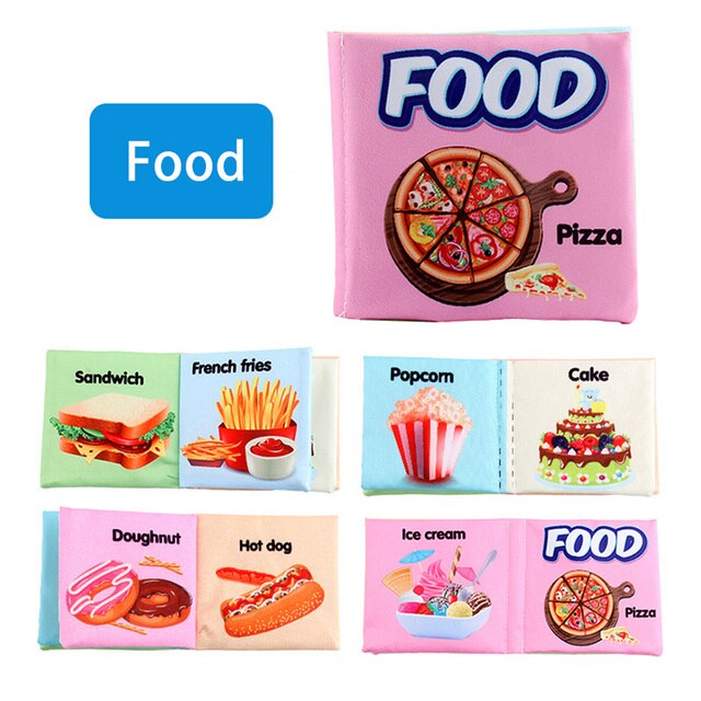 Baby Soft Cloth Book - BabbeZz