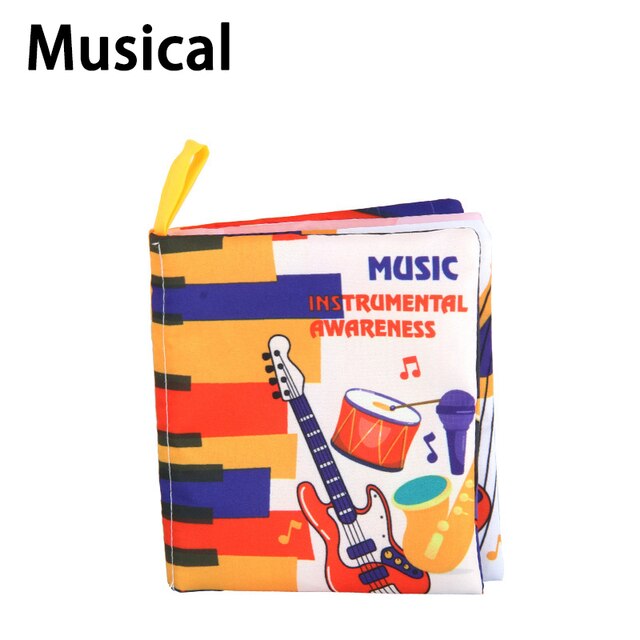 Baby Soft Cloth Book - BabbeZz