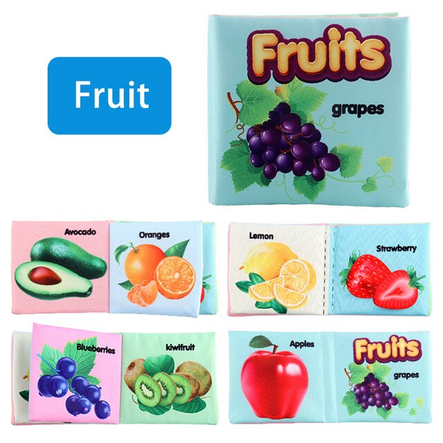 Baby Soft Cloth Book - BabbeZz